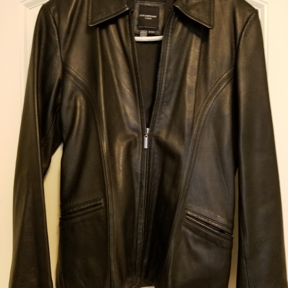 Black Leather Blazer - Picture 3 of 7